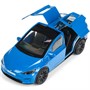 Модель MODELX-12-BU-WOD Tesla model x plaid 12 см, двери, синий Технопарк  в кор. - фото 69898574