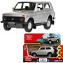 Модель LADA4X4-12-SR LADA 4x4 12 см, двери, багаж, инерц, серебр Технопарк  в кор. - фото 69898665