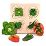 Деревянная рамка вкладыш Овощи 7912 - фото 69899250