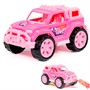 Автомобиль "Легионер" розовый в сетке 87584 П-Е /16/ - фото 69900644