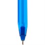 Ручка шариковая Luxor InkGlide 100 Icy синяя 0,7мм трехгранная 16702/12 Bx 286863 - фото 69900824
