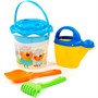Песочный набор Три кота.Мир приключений №6:Ведро с наклейкой,ситечко Солнышко,лопатка №5,грабельки №5,лейка №10 91628 - фото 69901530