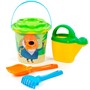 Песочный набор Три кота.Мир приключений №6:Ведро с наклейкой,ситечко Солнышко,лопатка №5,грабельки №5,лейка №10 91628 - фото 69901533
