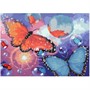 Набор для творчества Алмазная мозаика 5D Бабочки 30х40см без подрамника частичное заполнение 89631 - фото 69901643