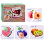 Деревянная игра Картинки половинки Фрукты и ягоды РИ-014 - фото 69903187