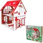 Деревянный Домик Машенька с набором мебели и декора ХД-007 - фото 69905127