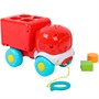 Логическая игрушка ПОЖАРНАЯ машина-сортер 20+ песен, стихов и звуков HT1331-R - фото 69905171