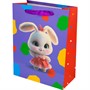 Пакет 18х23х9см 3D с блестками Зайка 141V-947 - фото 69905926
