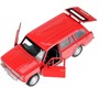 Модель 2102-12-RD-WOD ВАЗ-2102 12 см, двери, багаж, инер, красный Технопарк в кор. - фото 69907747