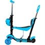 Самокат-каталка 3в1 синий колеса 120 мм 141V-1121 - фото 69908542