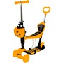 Самокат-каталка 3в1 оранжевый колеса 120 мм 141V-1118 - фото 69908550