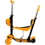 Самокат-каталка 3в1 оранжевый колеса 120 мм 141V-1118 - фото 69908552