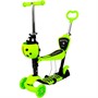 Самокат-каталка 3в1 зеленый колеса 120 мм 141V-1119 - фото 69908612