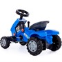 Каталка трактор с педалями Turbo-2 синяя 84644 П-Е /1/ - фото 69909652