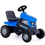 Каталка трактор с педалями Turbo синяя 84620 П-Е /1/ - фото 69909653