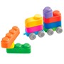 Конструктор Мягкие кирпичики plus.Веселый транспорт 10 дет+колесики 04031 - фото 69909667