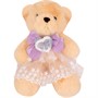 Мишка в платье 19 см FG250327175C-1 цвет в ассорт. - фото 69909764