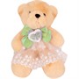 Мишка в платье 19 см FG250327175C-1 цвет в ассорт. - фото 69909767