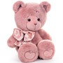 Медведь Ляля, с бантом, пудровый, 25 см МЛяля/25/131-3 - фото 69911526
