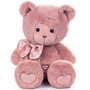 Медведь Ляля, с бантом, пудровый, 25 см МЛяля/25/131-3 - фото 69911529