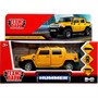 Модель HUM2PICKUP-12-YE HUMMER H2 PICKUP желтый Технопарк в коробке - фото 69912103