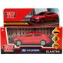 Модель ELANTRA-12-RD HYUNDAI ELANTRA длина 12 см красный Технопарк  в коробке - фото 69912303