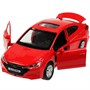 Модель ELANTRA-12-RD HYUNDAI ELANTRA длина 12 см красный Технопарк  в коробке - фото 69912305