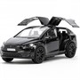Модель MODELX-12-BK tesla model x plaid 12 см, двери, черн Технопарк в кор. - фото 69913117
