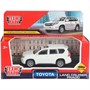 Модель PRADO-11-WH TOYOTA LAND CRUISER PRADO 10,5см,инерц,белый Технопарк в кор. - фото 69913379