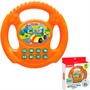 Руль музыкальный Веселые гонки оранжевый 4630027292575 - фото 69915290