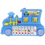 Музыкальный поезд-пианино Синий трактор 40+песен,звуков и фраз.свет. B2086674-R - фото 69915622