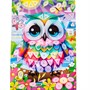 Набор для творчества Геометрическая мозаика из эва 15х21 см Сова МУЛЬТИ АРТ EVAGEO-112370 - фото 69916021