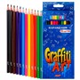 Карандаши цветные 12 цв. Граффтити КЦ-2627 - фото 69917608
