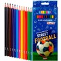 Карандаши цветные 12 цв. Уличный футбол КЦ-2622 - фото 69917620