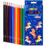 Карандаши цветные 12 цв. Единороги КЦ-2624 - фото 69917630