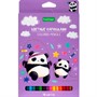 Карандаши цветные 18 цв. ECO Плюшевые панды CS_087798 Hatber - фото 69918318