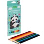 Карандаши цветные 12 цв. ECO Плюшевые панды CS_087797 Hatber - фото 69918353
