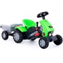 Каталка трактор с педалями Turbo-2 с полуприцепом (зеленая) 52742 П-Е /1/ - фото 69920051