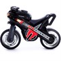 Каталка мотоцикл МХ чёрная 80615 П-Е /1/ - фото 69920383