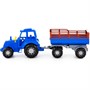 Трактор Алтай с прицепом № 2 синий в сеточке 84767 П-Е /4/ - фото 69920420