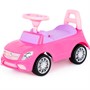 Каталка автомобиль SuperCar №3 со звуковым сигналом розовая 84491 П-Е /1/ - фото 69920450