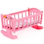 Кроватка-качалка сб. для кукол №4 розовая 24040 - фото 69920695