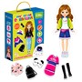 Игра На магнитах.Одевашка.Стильная девочка ET05-007 - фото 69921469