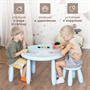 Стол детский TINI-1шт.+Табурет детский TEDDY-2шт. (голубой) (от 12 шт) - фото 69922201