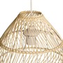 Плетеная люстра ротанг H30 D30 см - фото 69922960