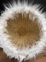 Люстра белый мех Д55 В50 см - фото 69923833