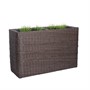 Плетеное кашпо из полиротанга 40*110*70 см - фото 69923935