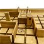 Настольная игра из дерева «Балансир и Коридор» 2 в 1 L - фото 69924785