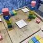 Настольная игра из дерева «Цветные кубики» М - фото 69924956