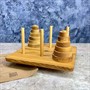 Настольная игра из дерева «Ханойские башни» XS - фото 69925466